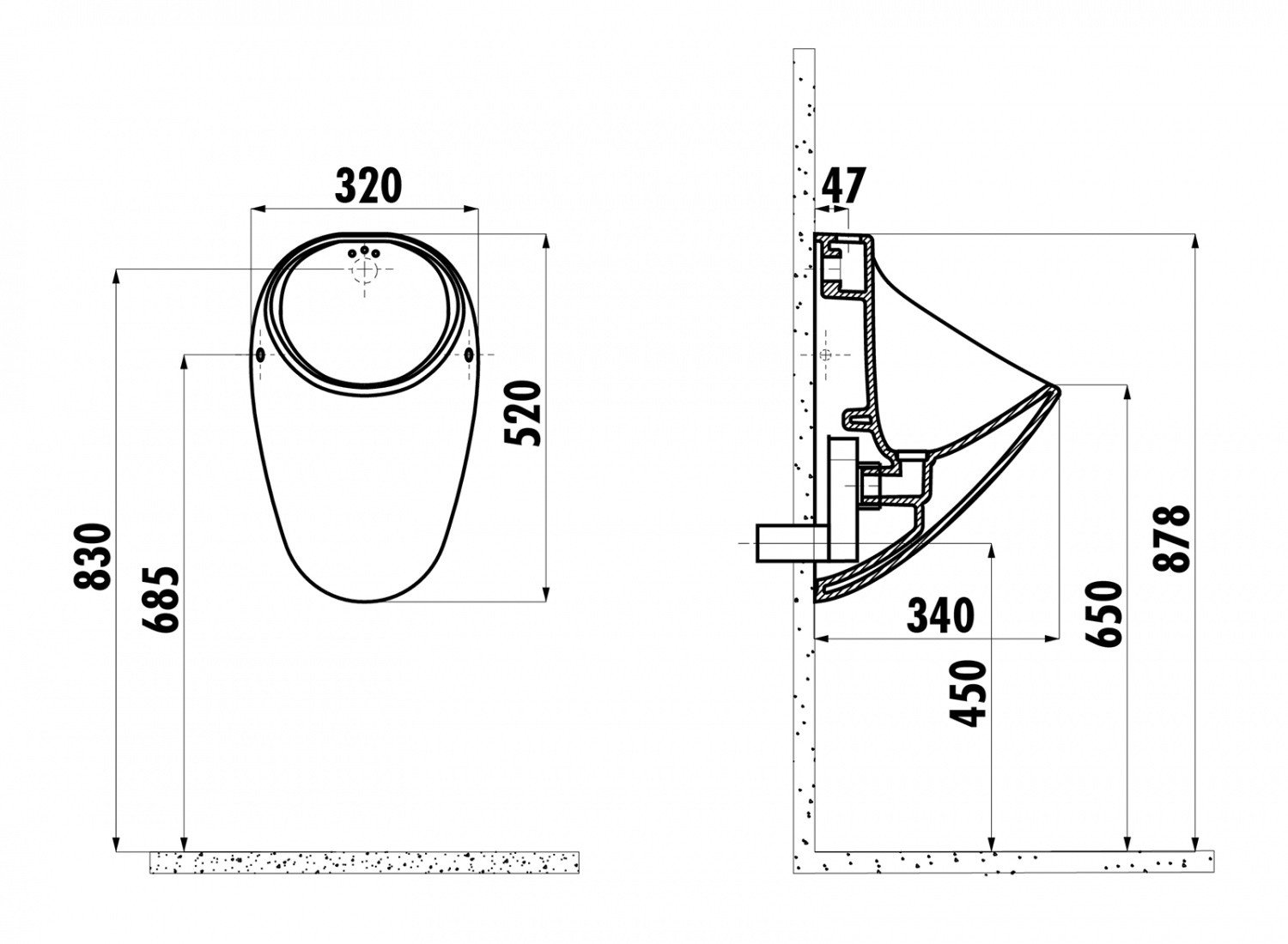 Creavit tp635-00cb00e-0000 писсуар подвесной под внешний налив (белый глянцевый) Creavit tp635-00cb00e-0000 писсуар подвесной под внешний налив (белый глянцевый)