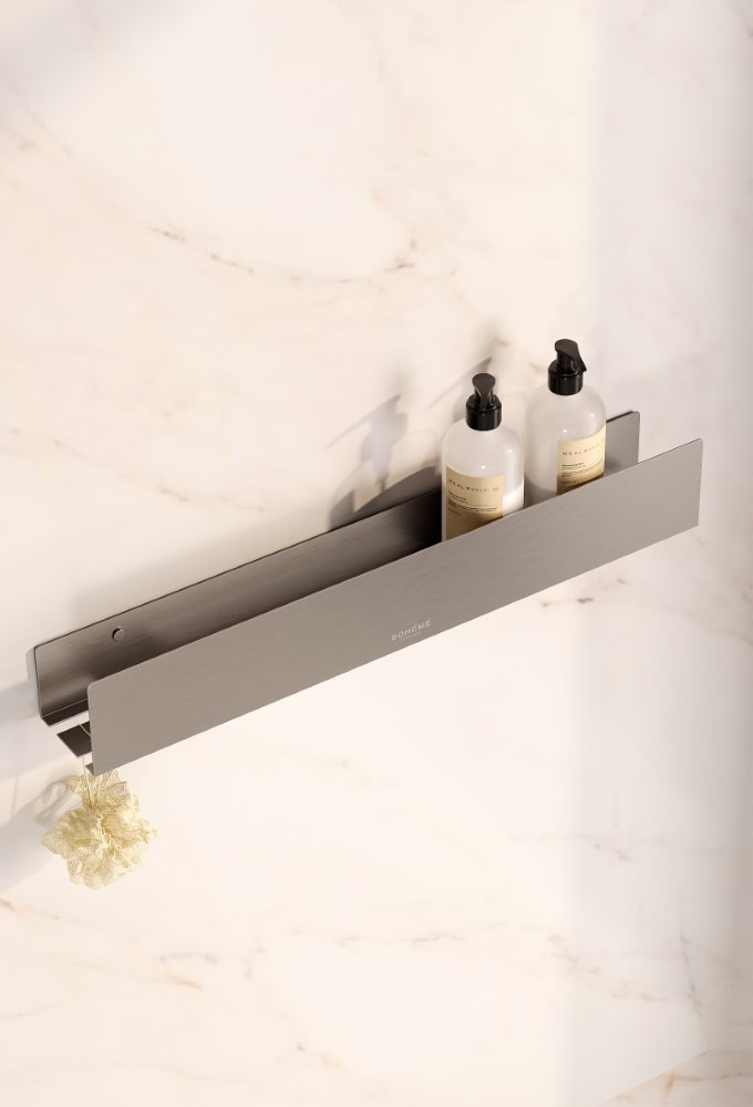 Полка для ванной boheme free 10967-nb никель