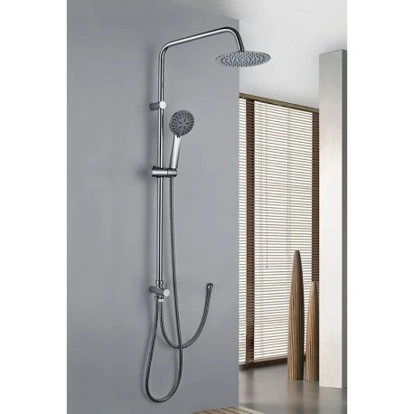 Душевая система настенная без смесителя imex europa bde011 chrome
