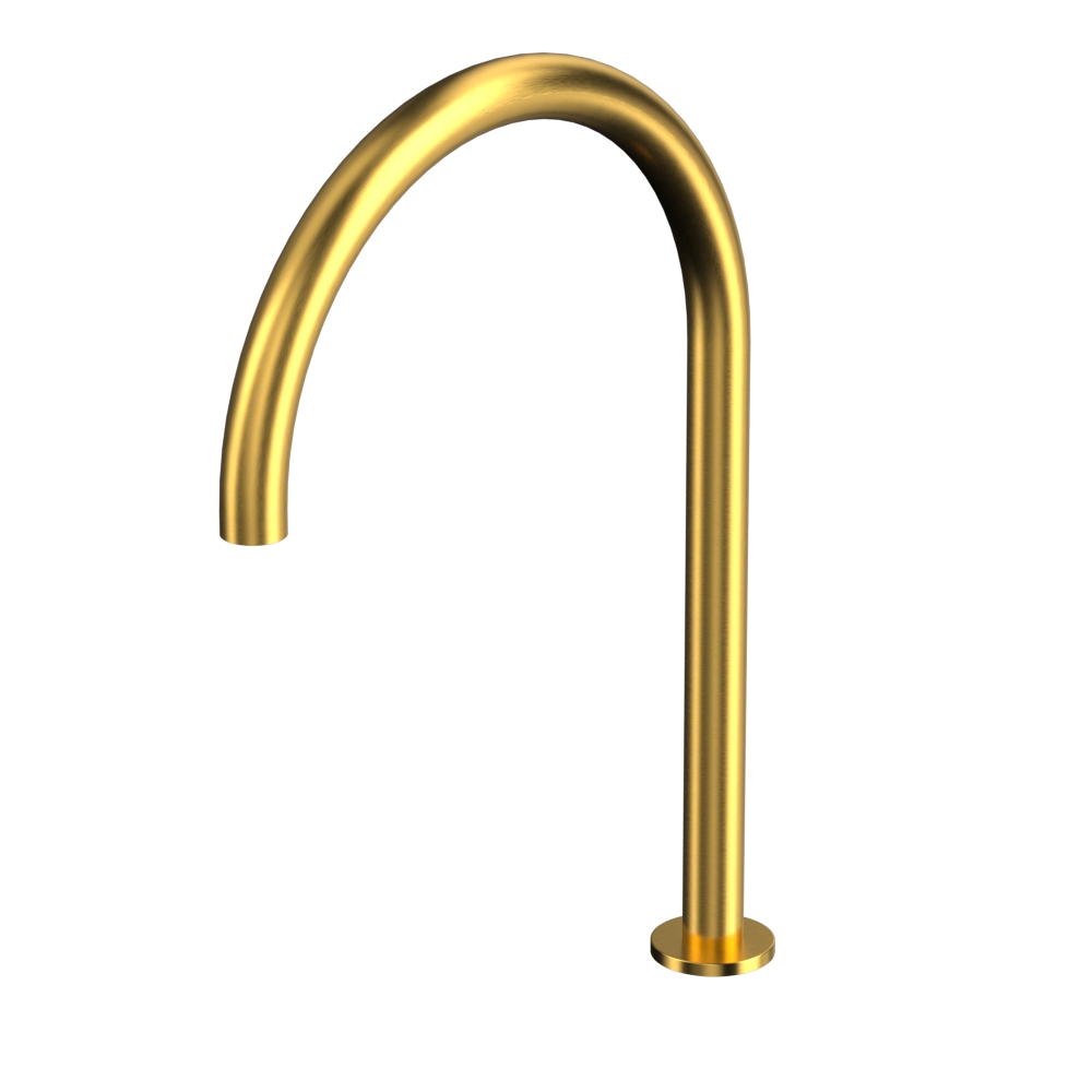 Излив отдельностоящий whitecross y1203glb (брашированное золото)