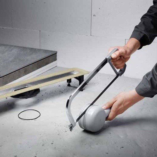 Viega Advantix Visign ER13 4983.20 арт. 753214 Душевой трап 800 мм | комплект с основой под плитку (нержавеющая сталь)