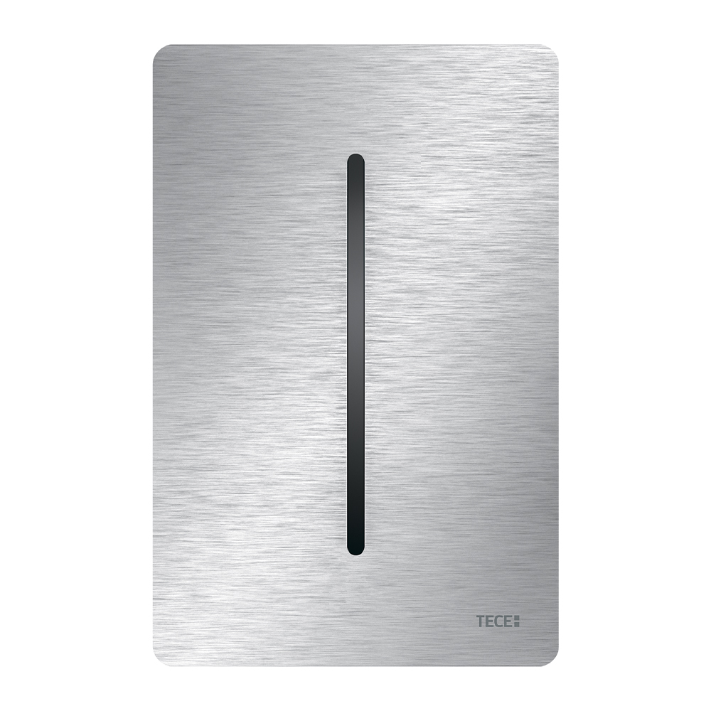 Электронная панель смыва писсуара tecefilo-solid, 7,2 в, нержавеющая сталь, сатин