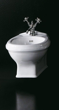 Биде подвесное arcade белый глянцевый simas