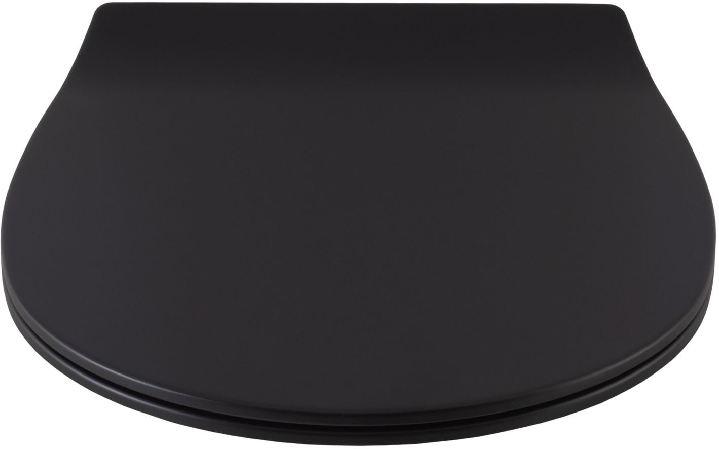 Крышка-сиденье для унитаза allen brau fantasy smartfix, soft-close 4.11005.31 черный матовый