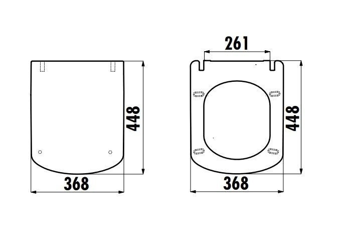 Creavit elegant kc1103.01.1800e - сиденье с крышкой для унитаза (холодный серый матовый)