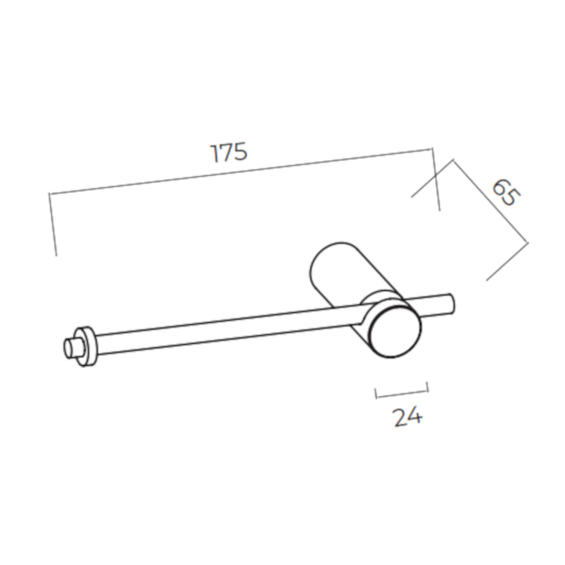 Держатель для туалетной бумаги addimex time cat004-08/oc brushed gold pvd