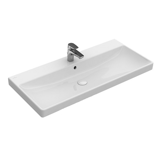 Раковина подвесная avento 800x470 белый глянцевый villeroy&boch