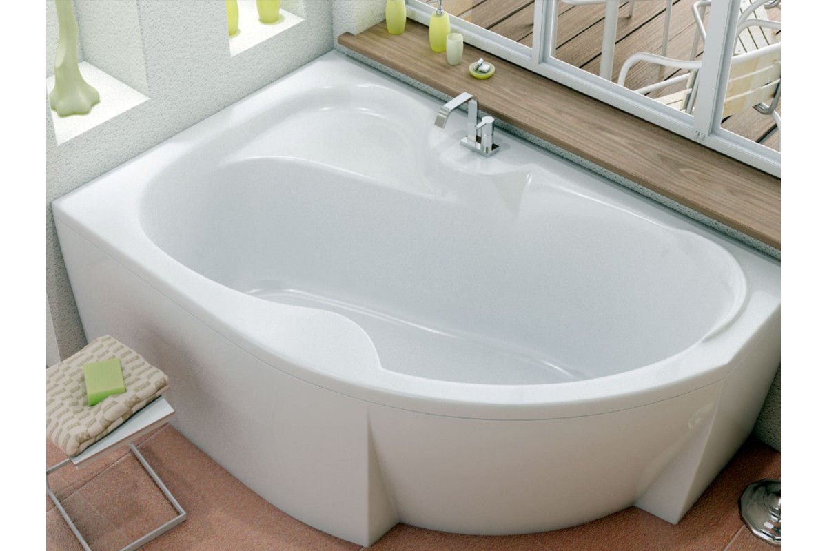 Ванна акриловая левосторонняя Vayer Azalia Гл000006724, 150x105