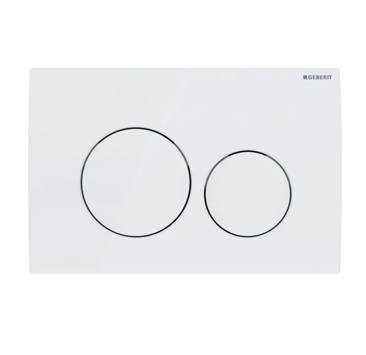 Кнопка смыва для инсталляции geberit delta 20 белый глянцевый