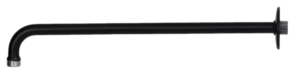 Кронштейн для верхнего душа настенный 40см no черный матовый remer Кронштейн для верхнего душа настенный 40см no черный матовый remer