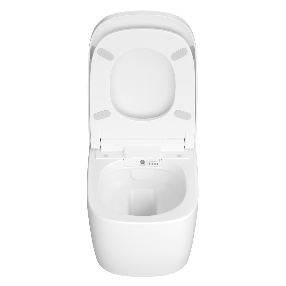 Умный унитаз VitrA V-Care 5674B003-6193 Basic подвесной безободковый Rim-ex c бидеткой белый санитарный фарфор антибактериальное покрытие Hygiene