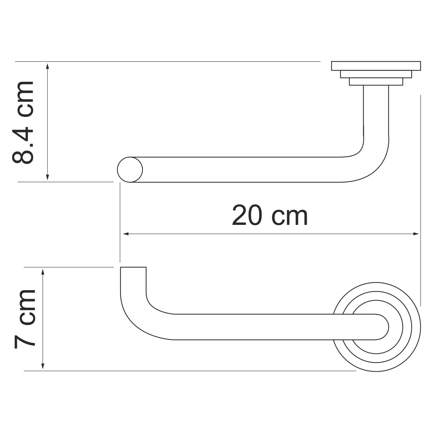 Ammer k-7096 держатель туалетной бумаги