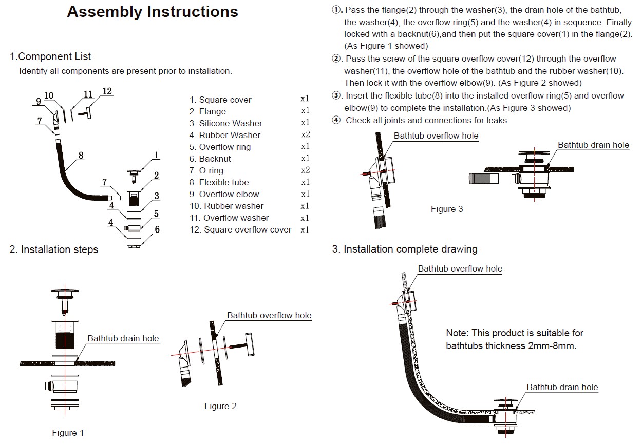 Слив-перелив для ванны allen brau infinity 5.21028-00 хром