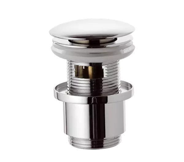 Донный клапан click-clack с переливом короткий 1 1/4" cr хром remer