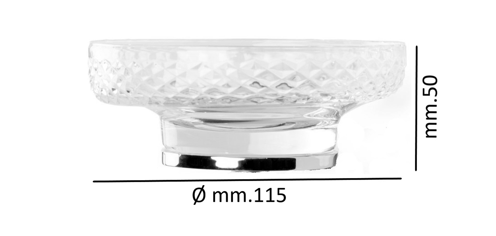 Мыльница boheme aura_accessories 10251-cr хром