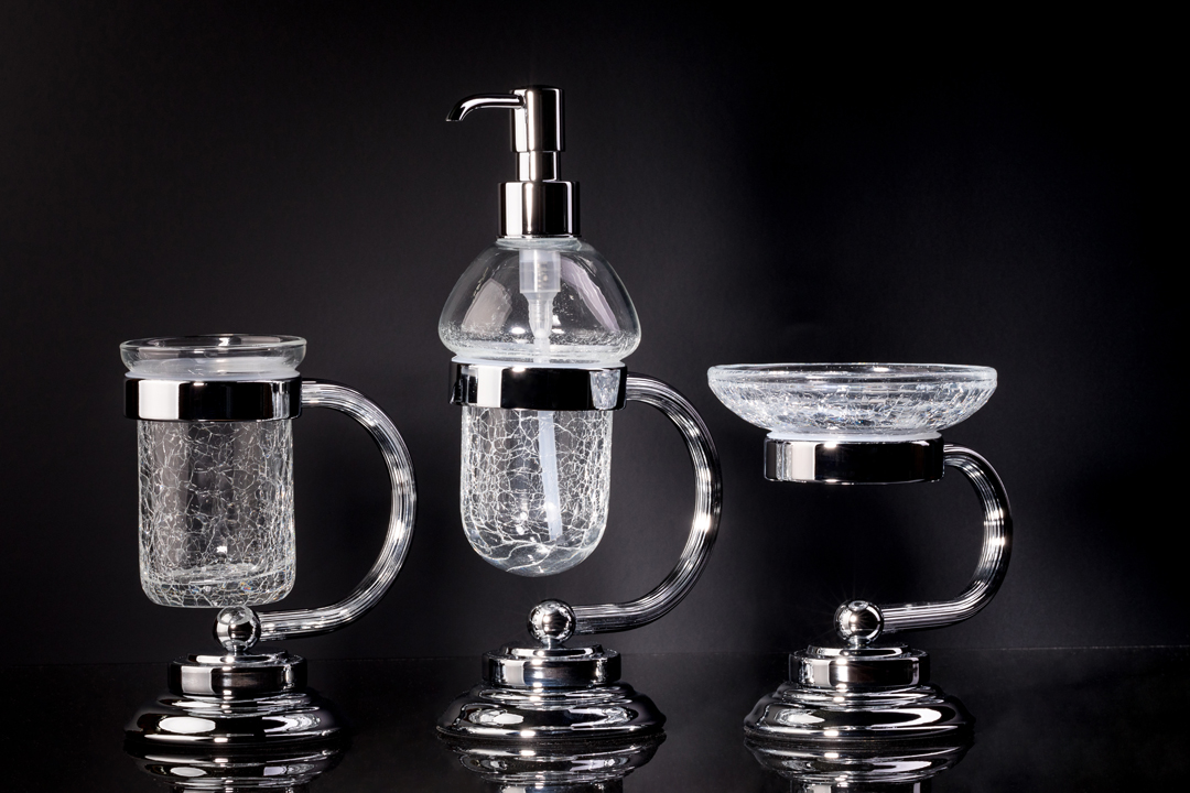 Диспенсер для жидкого мыла boheme murano 10909-cr хром