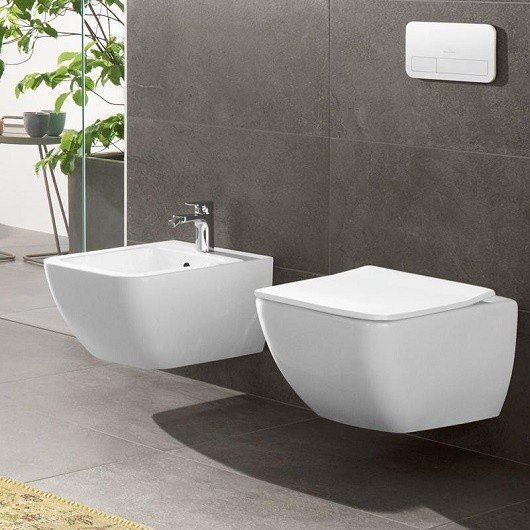 Сиденье с крышкой для унитаза белый глянцевый venticello villeroy&boch
