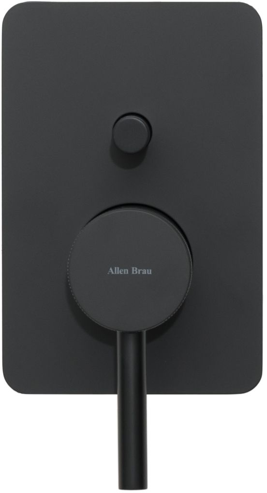 Смеситель для душа Allen Brau Priority X2 5.31011-31 (с внутренней частью, 2 выхода) черный матовый