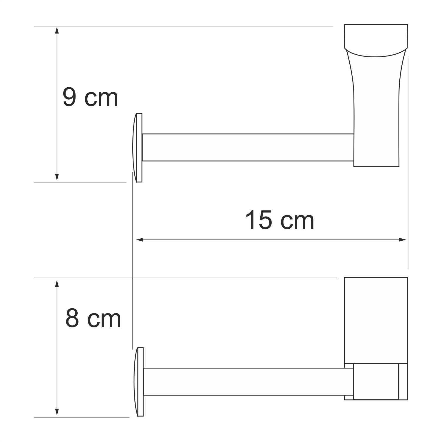 Leine k-5096white держатель туалетной бумаги
