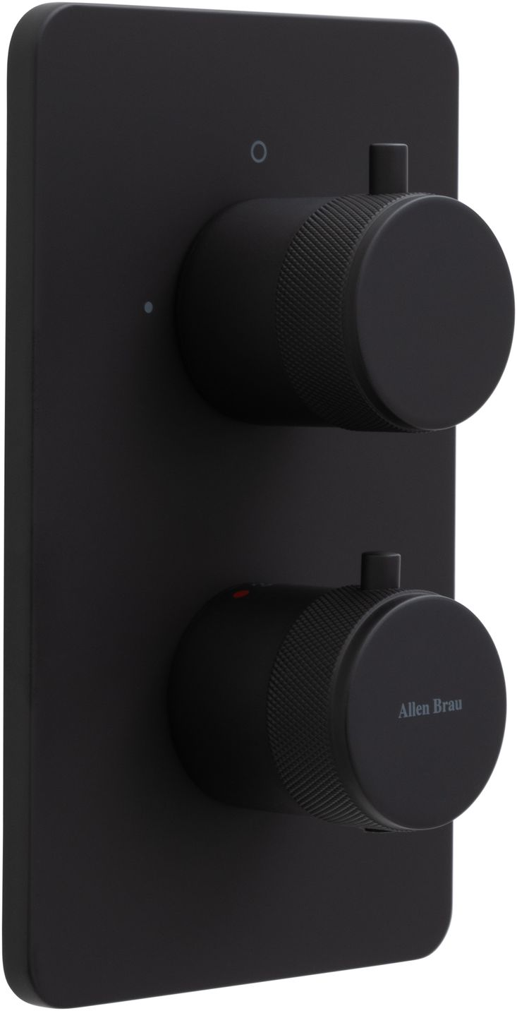 Смеситель для ванны Allen Brau Priority 5.31213-31 (с внутренней частью, 2 выхода) черный матовый