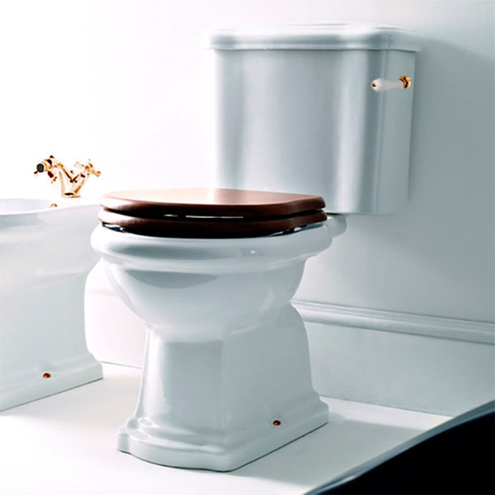 Унитаз моноблок 72х38,5 белый retro kerasan