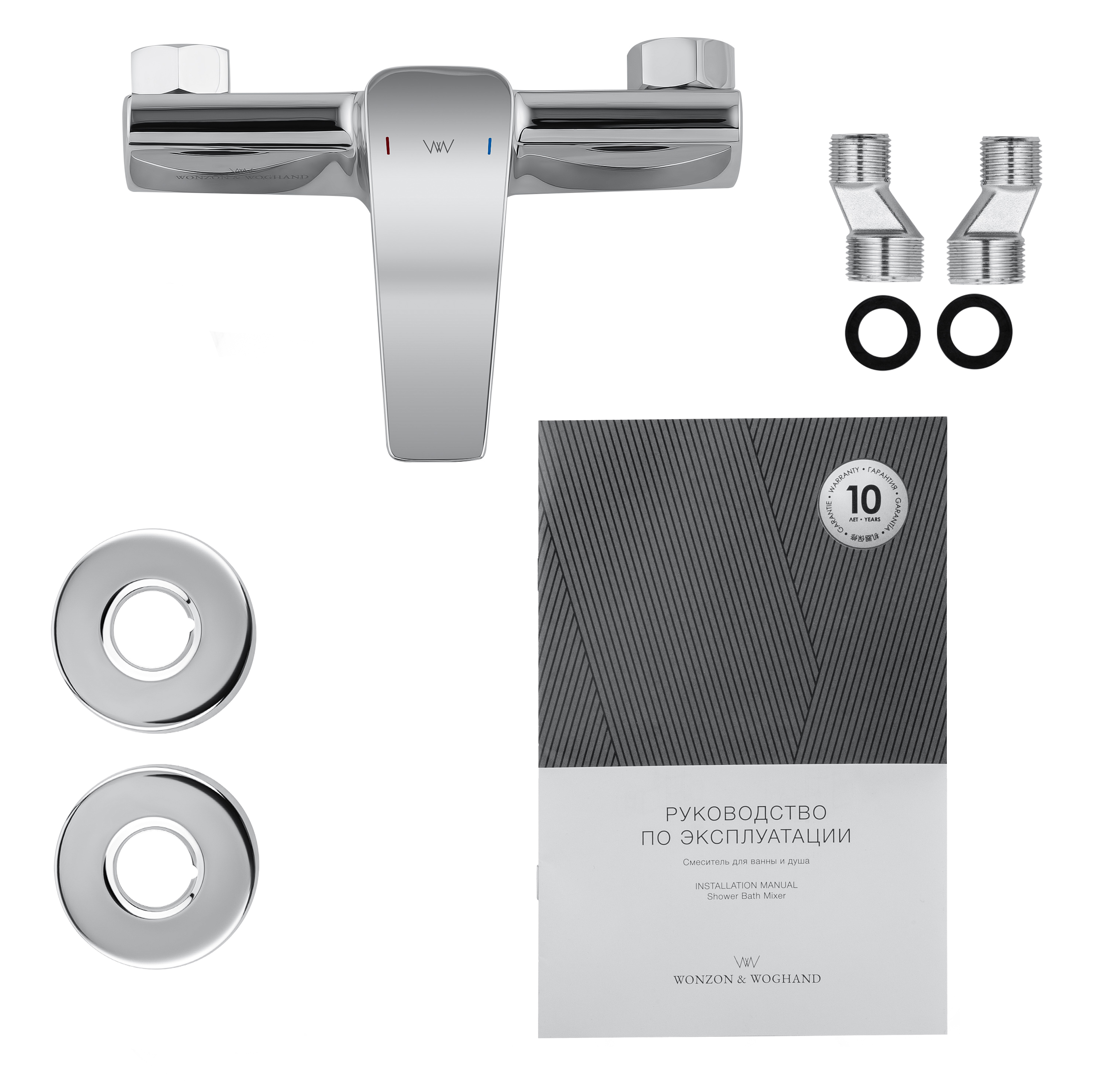 Смеситель для душа wonzon & woghand athens, хром (ww-084101-cr) Смеситель для душа wonzon & woghand athens, хром (ww-084101-cr)