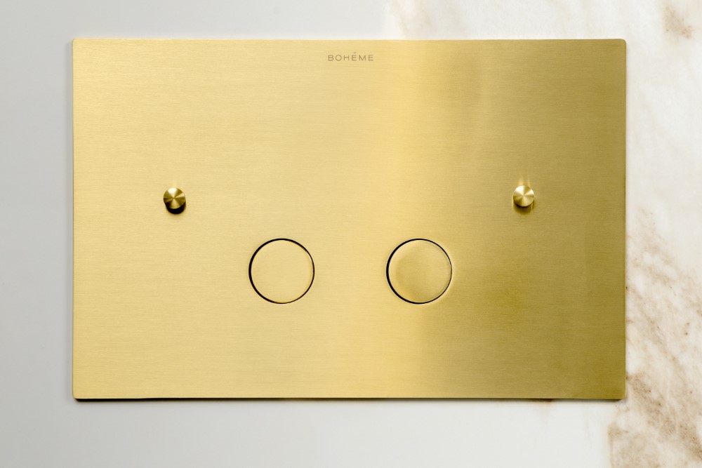 Кнопка для инсталляции geberit 300 латунь matt gold ультраплоская 647-mg boheme