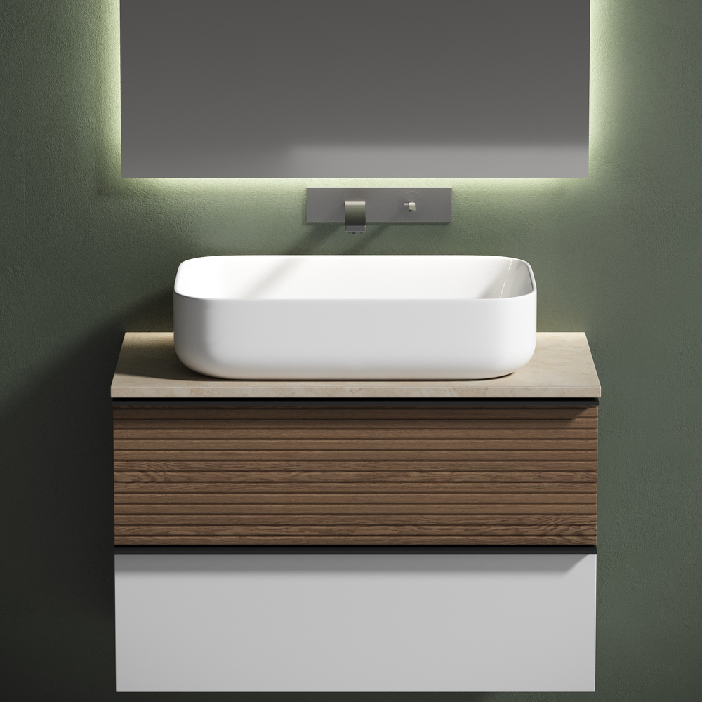 Столешница для ванной комнаты sancos  800х460 , арт. tt80a2