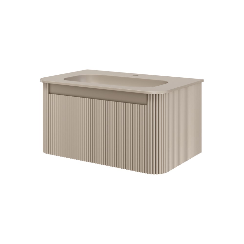 Тумба c раковиной voi рифл. 80см daphne