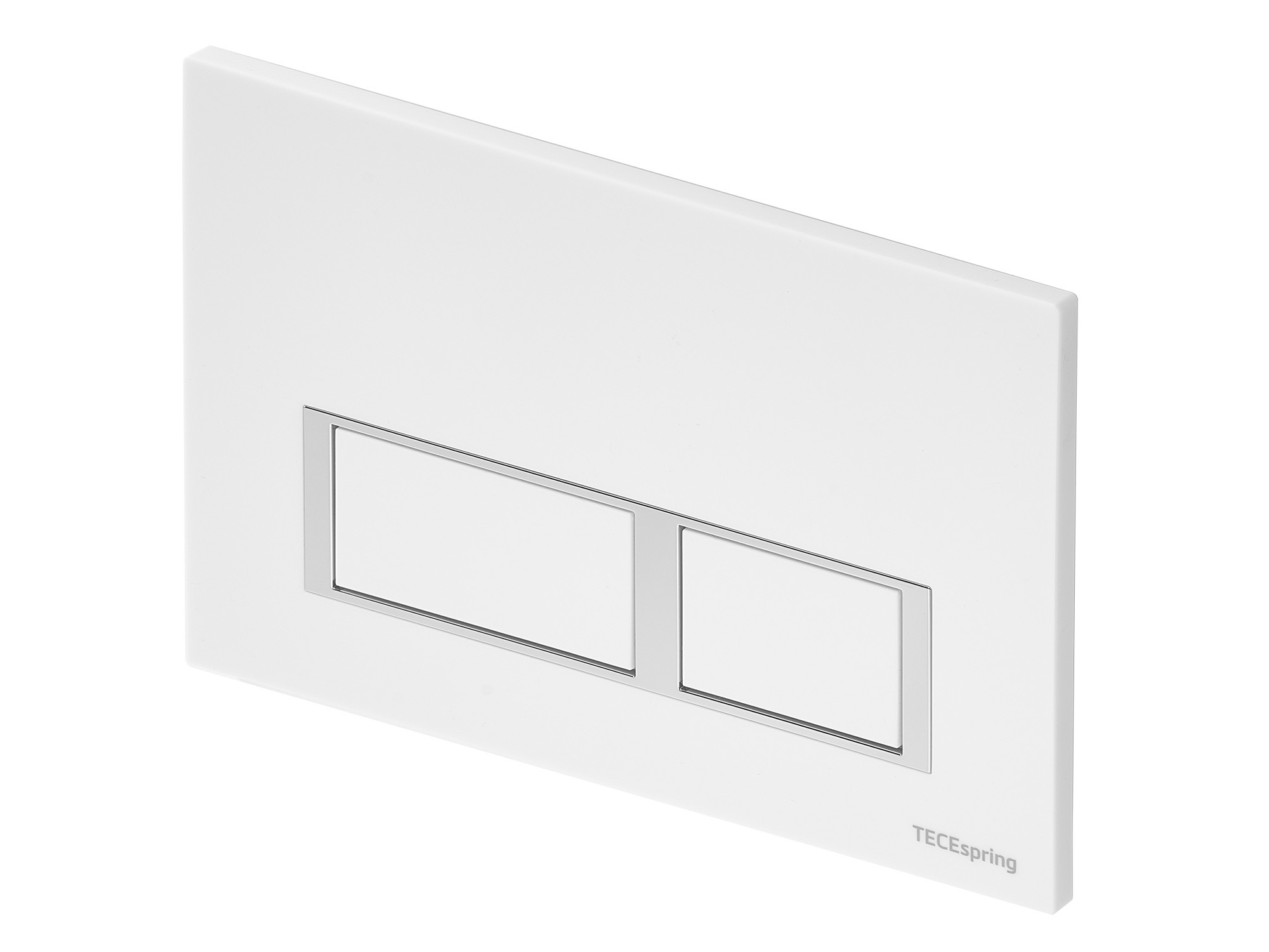 Комплект инсталляции tecespring 4 в 1 с панелью смыва с прямоугольными кнопками, белый глянцевый