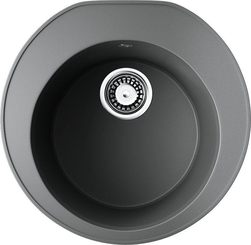 Кухонная мойка omoikiri miya 50-r-pl tetogranit/платина 505 x 490 x 210