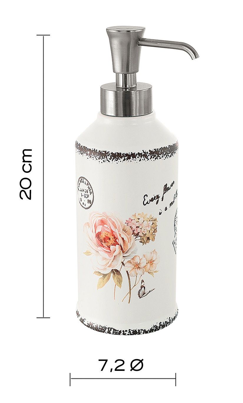 Дозатор для жидкого мыла настольный clothilde белый глянцевый gedy