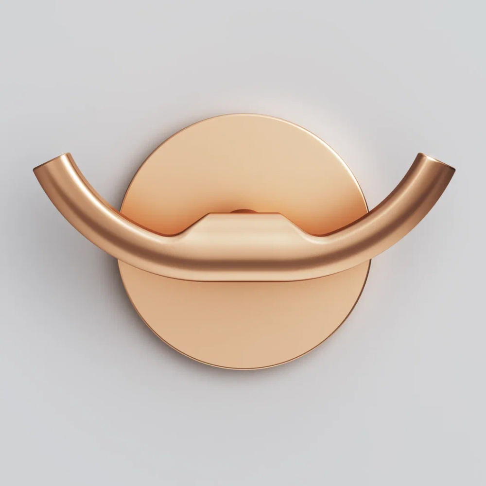 A85A35644 X-Joy, Двойной крючок для полотенец, роз. золото