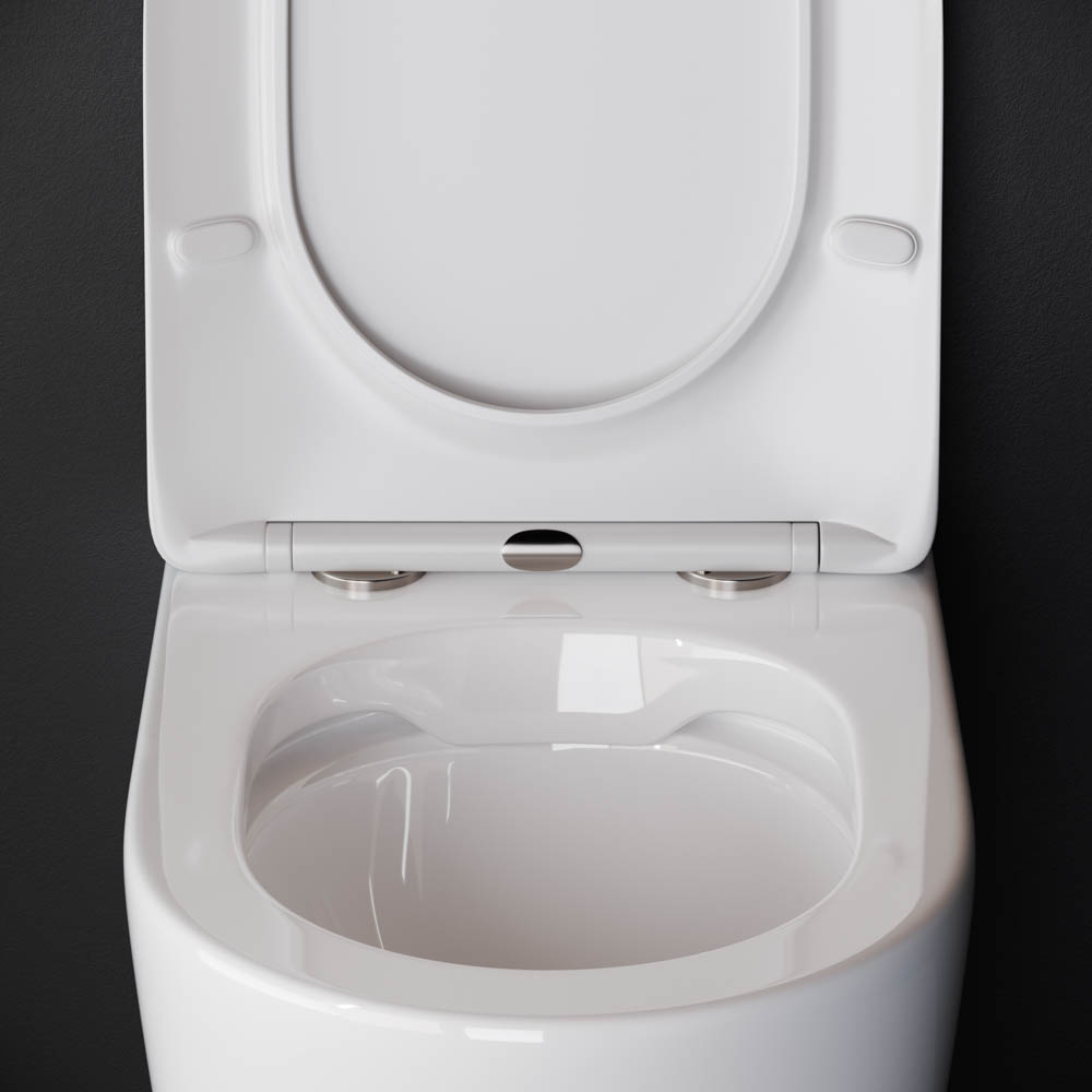 Напольный приставной унитаз highlight rimless