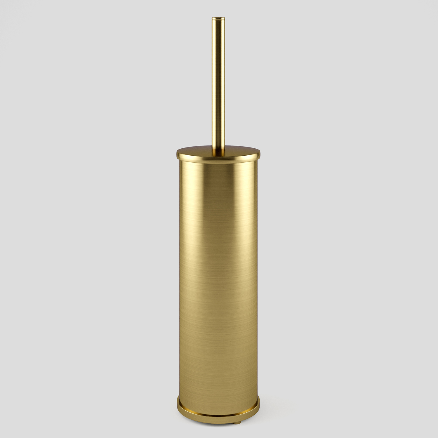 K-1027brushed gold  щетка для унитаза напольная