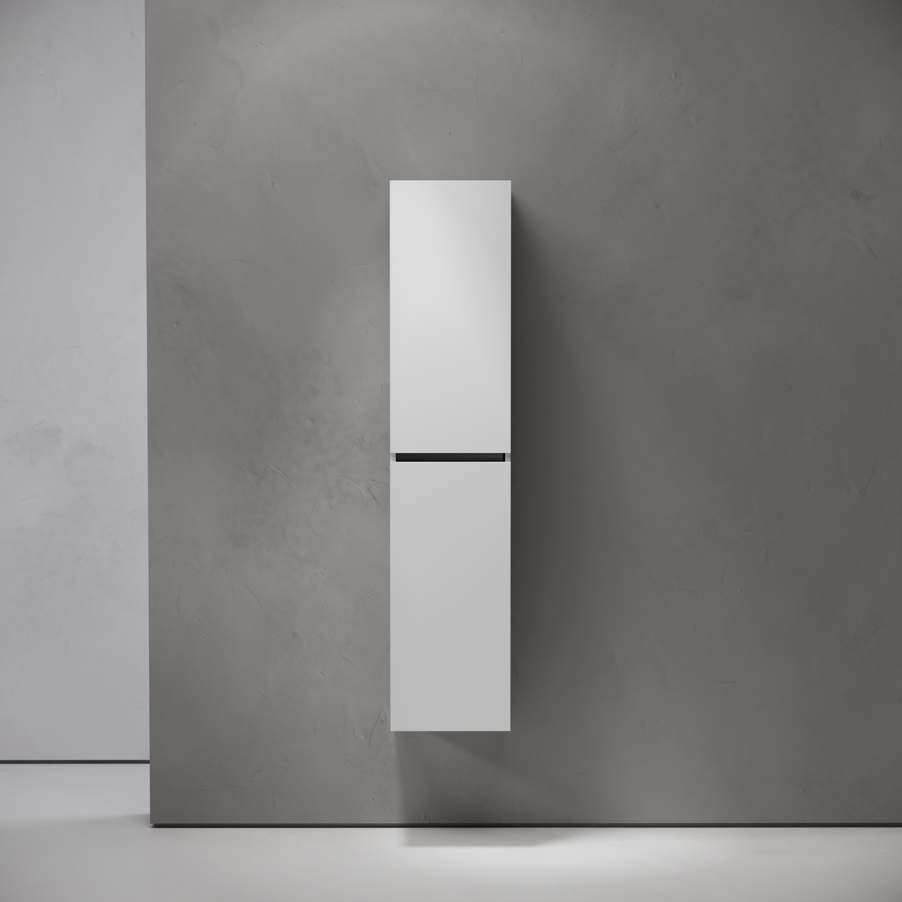 Шкаф-пенал sancos urban подвесной белый глянец, 350х300х1600 мм, арт. pur35w