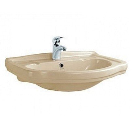 Creavit klasik kl065-00pr00e-0000 раковина подвесная 658*502 мм (карамель глянцевый)