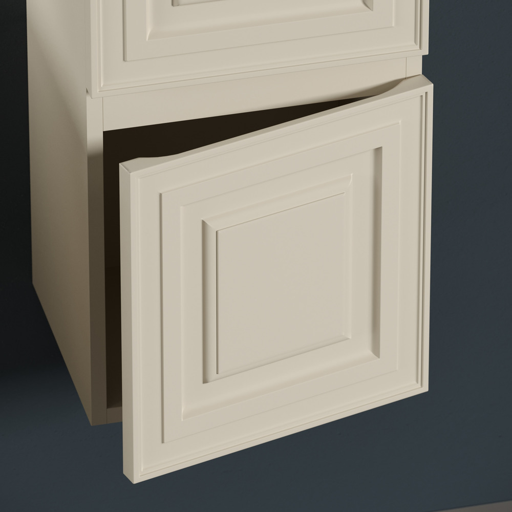 Шкаф-пенал sancos very подвесной правый,  beige soft , 350х300х1600 мм, арт. pvr35rce