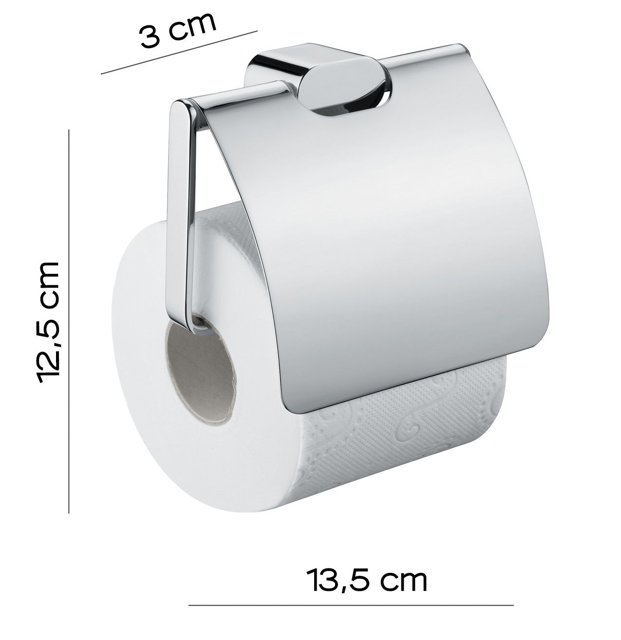 Бумагодержатель настенный azzorre хром gedy