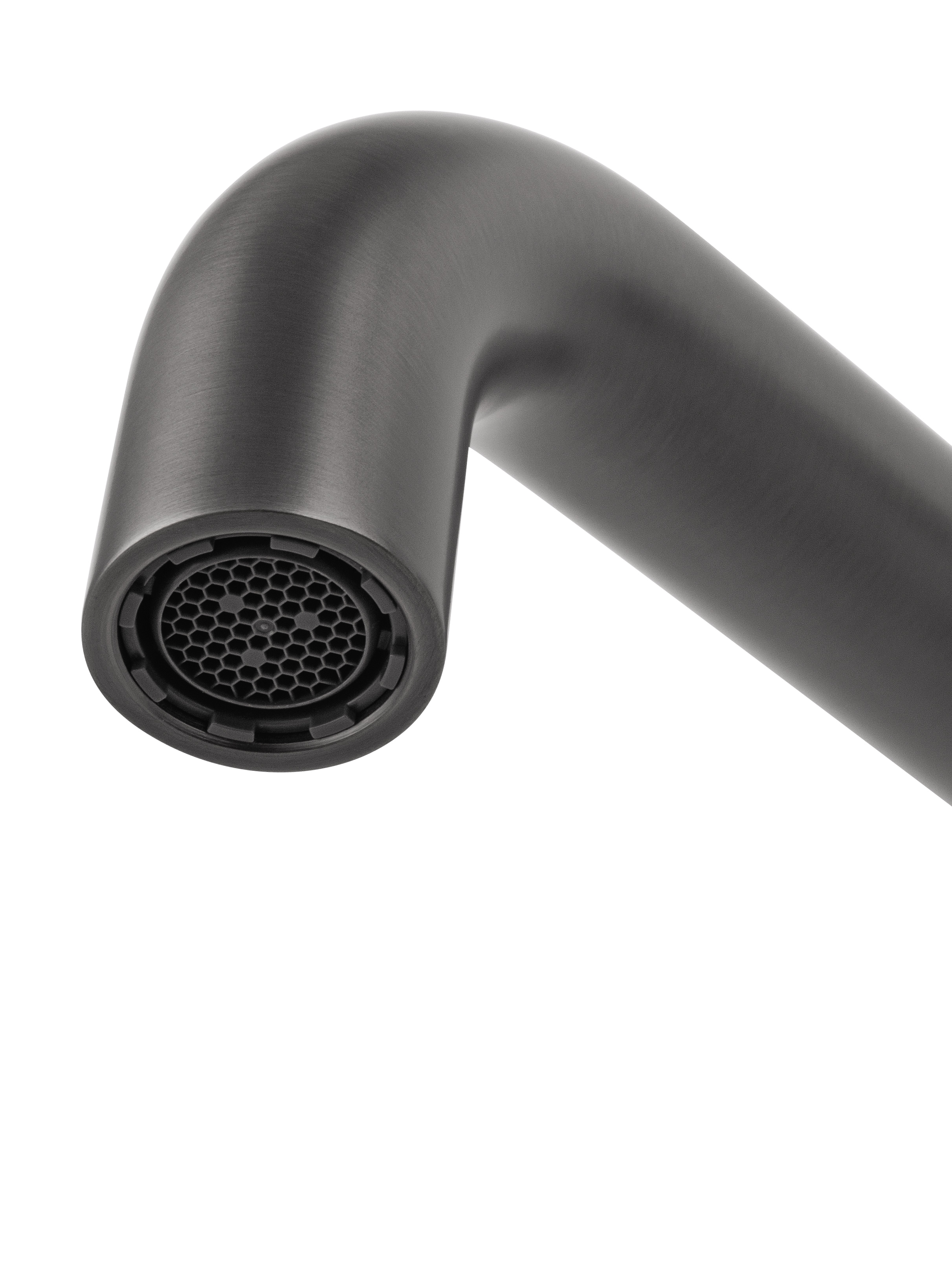 Смеситель для раковины встраиваемый wonzon & woghand stick, темный графит (ww-88869017-bgm)