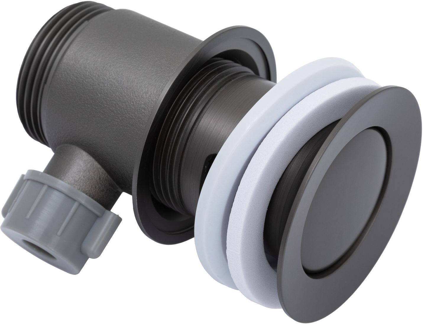 Смеситель для биде Allen Brau Priority 5.31A04-MG (с донным клапаном) графит браш