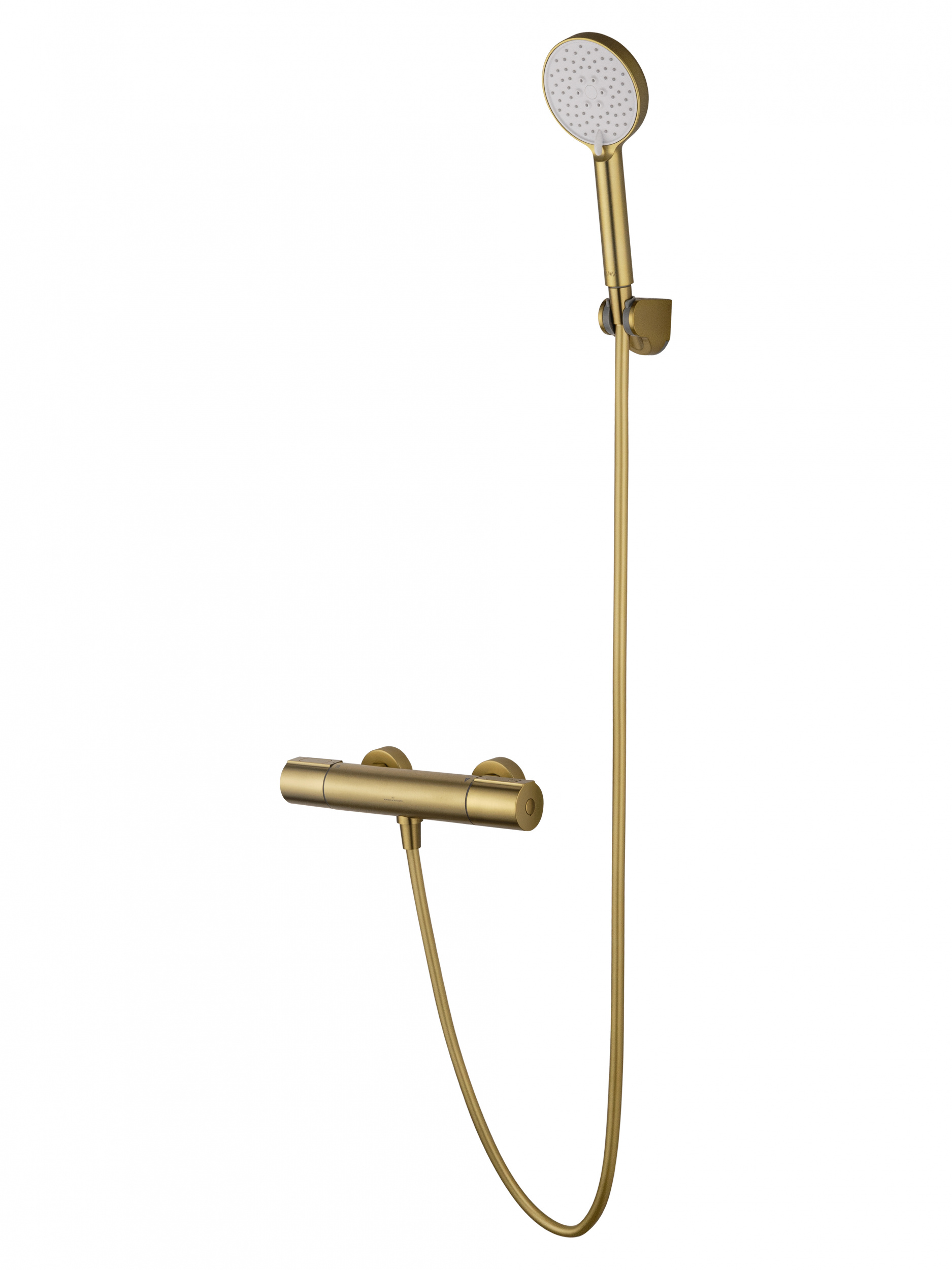 Смеситель для душа с термостатом wonzon & woghand inn 2, брашированное золото (ww-a2006-a-bg) Смеситель для душа с термостатом wonzon & woghand inn 2, брашированное золото (ww-a2006-a-bg)