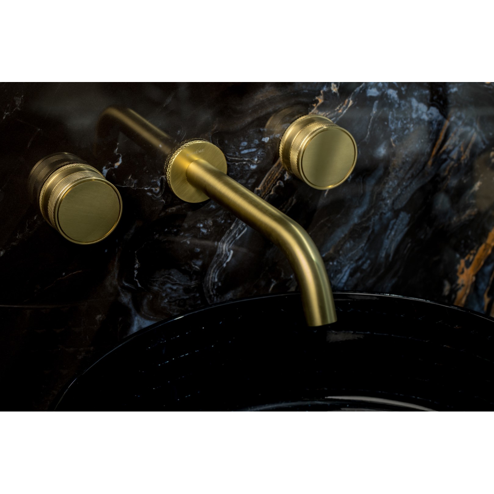 Смеситель из стены PRESTIGE на 3 отв. MAT GOLD