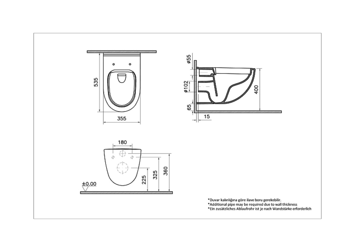 Инсталляция с унитазом VitrA S40 9860B003-7200 комплект 4 в 1 с сиденьем микролифт безободковый цвет клавиши глянцевый хром