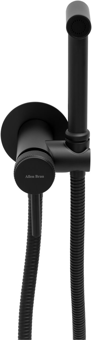 Смеситель с гигиеническим душем Allen Brau Priority 5.31A29-31 (с внутренней частью) черный матовый