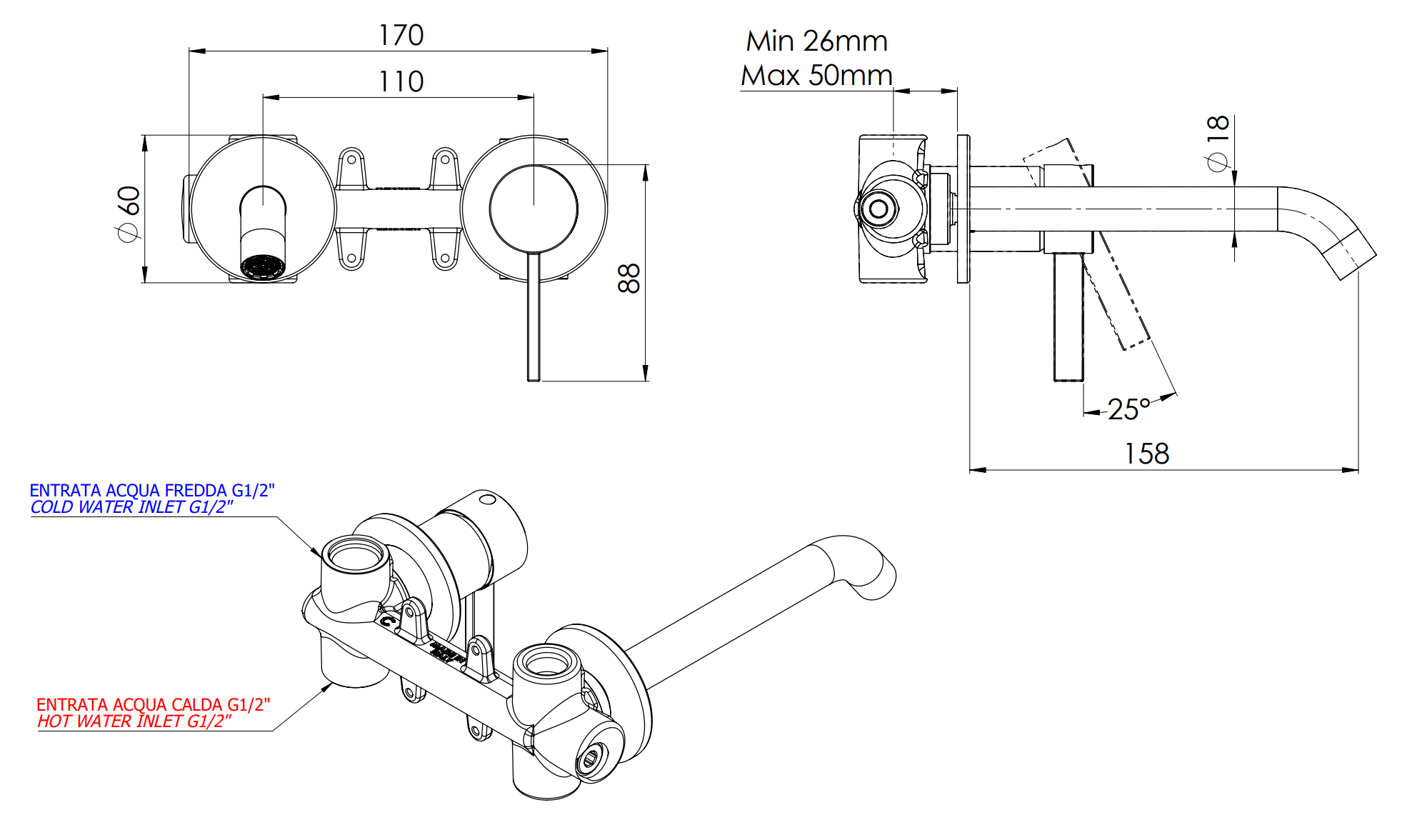 Смеситель для раковины remer metrica mc15pbo, белый матовый