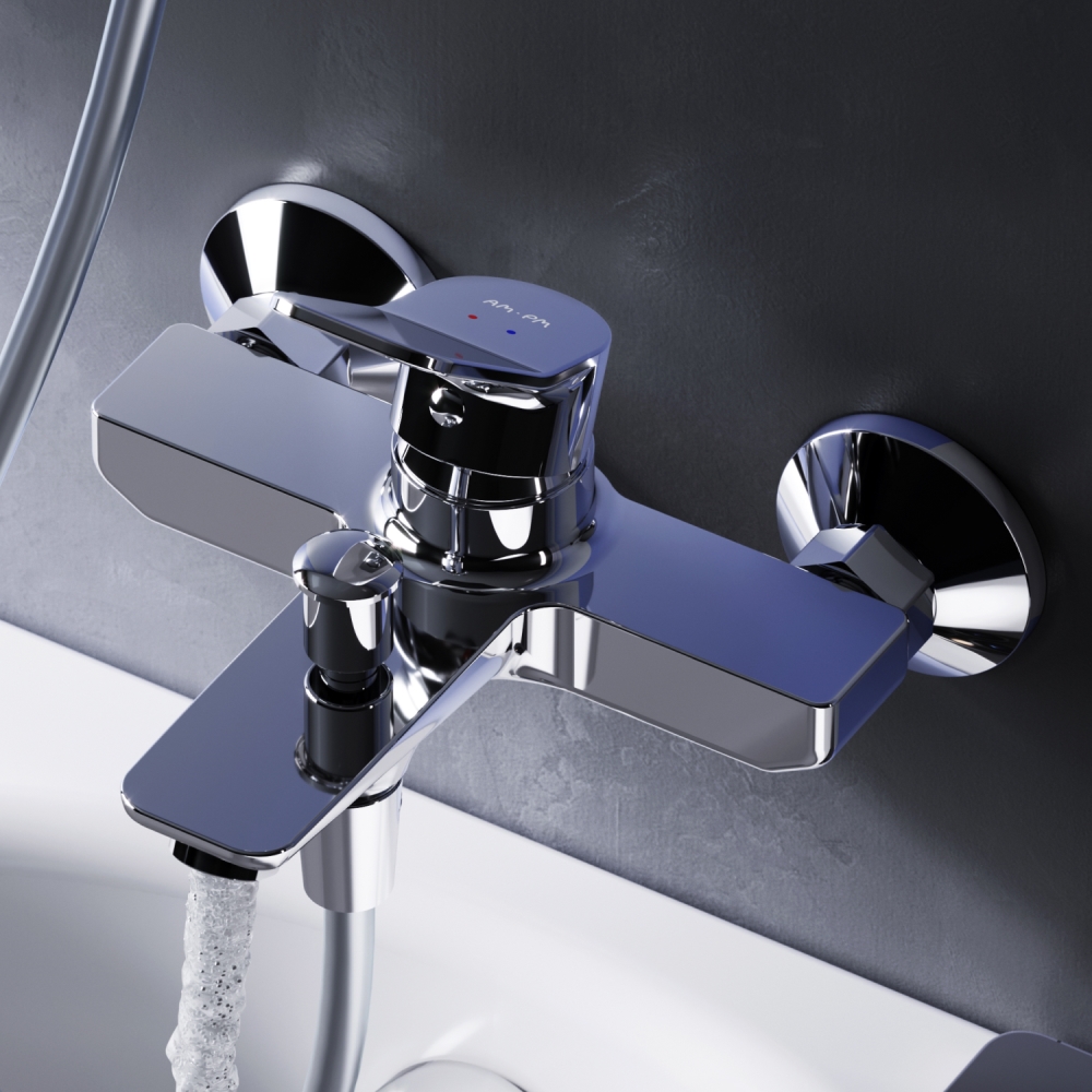 F85A10000 X-Joy, смеситель для ванны и душа излив 164 мм, хром, шт