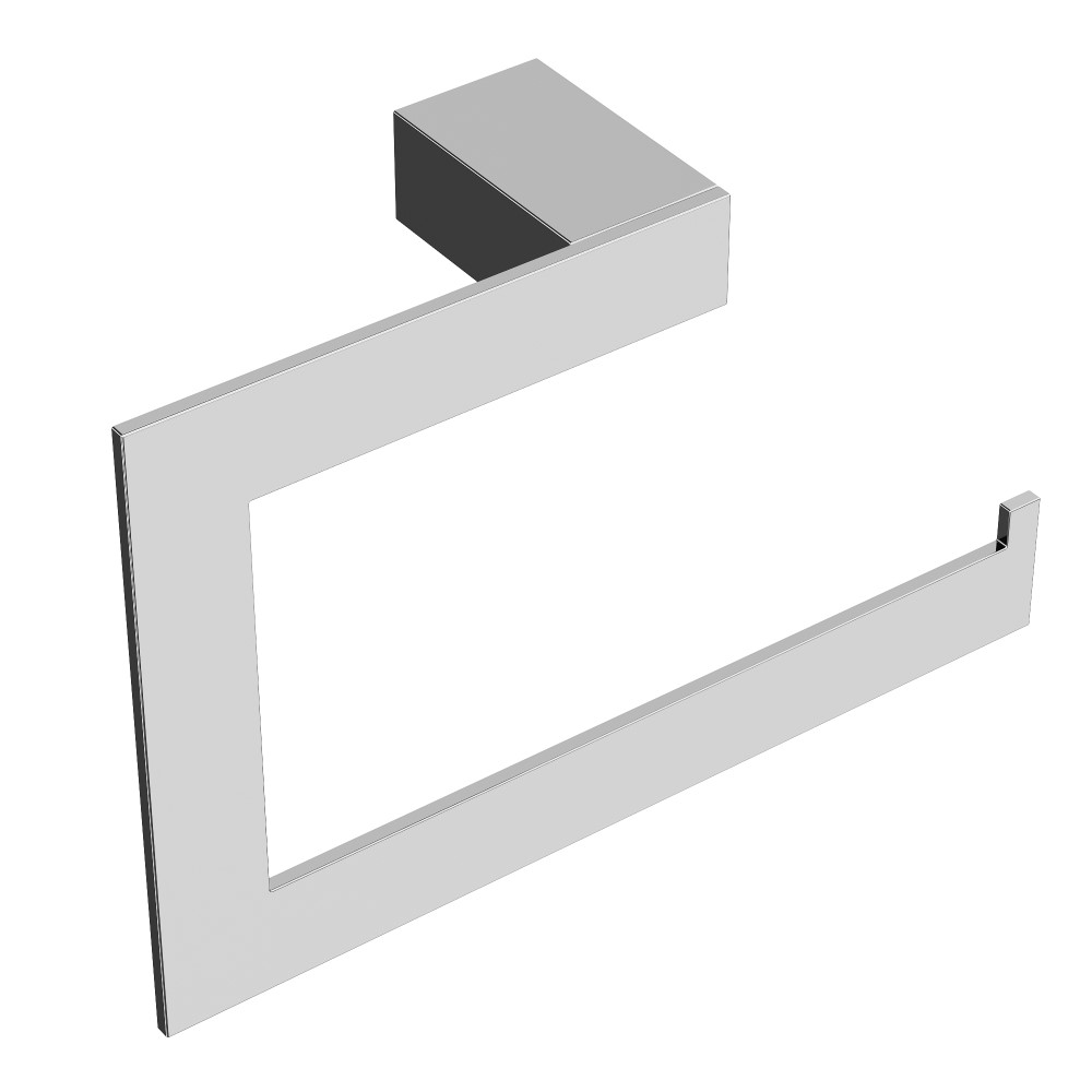 Полотенцедержатель кольцо Qubic Chrome