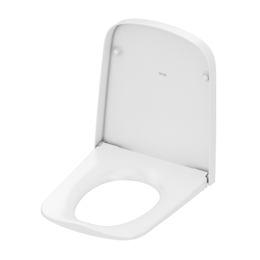 Сиденье для унитаза teceone с крышкой, белое, арт. 9700600