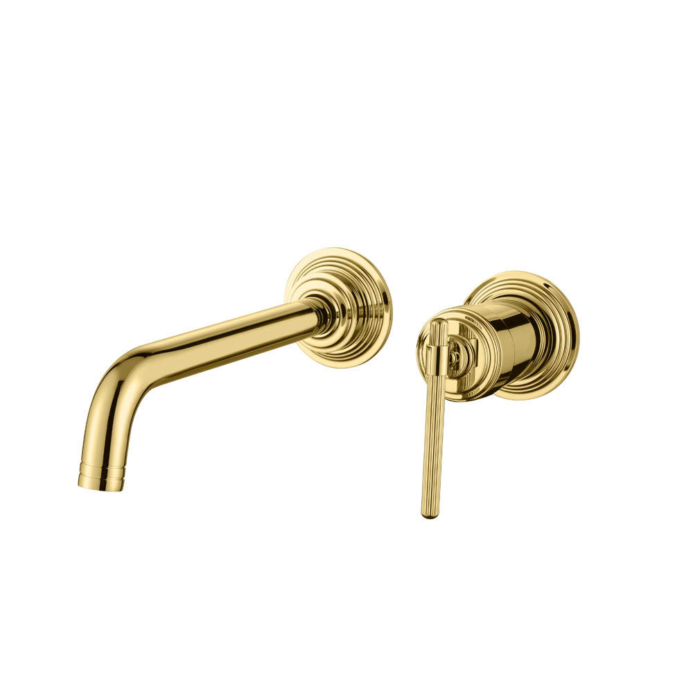 Смеситель для умывальника из стены, boheme eterna gold